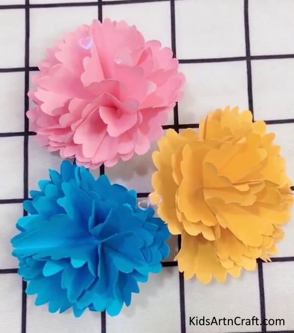 Paper Flower Craft Easy Paper Art & Craft For School Projects