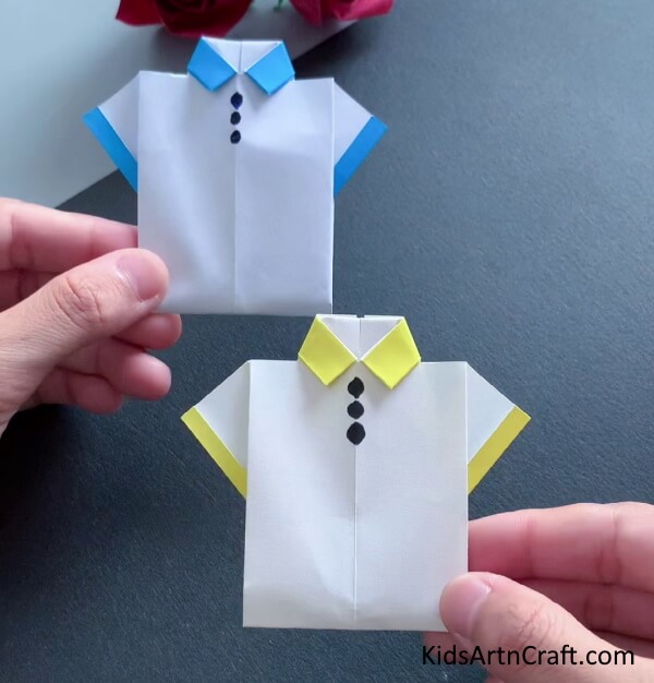 T-shirt Paper Craft For Kids Origami Paper Art & Craft Ideas For Holidays