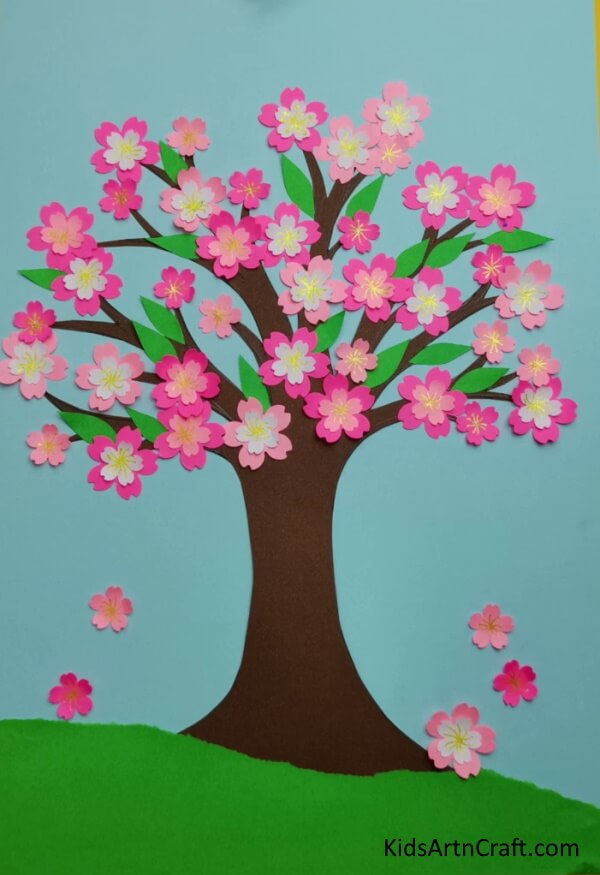 Simple Cherry Blossom Craft to Make with Toddlerss 