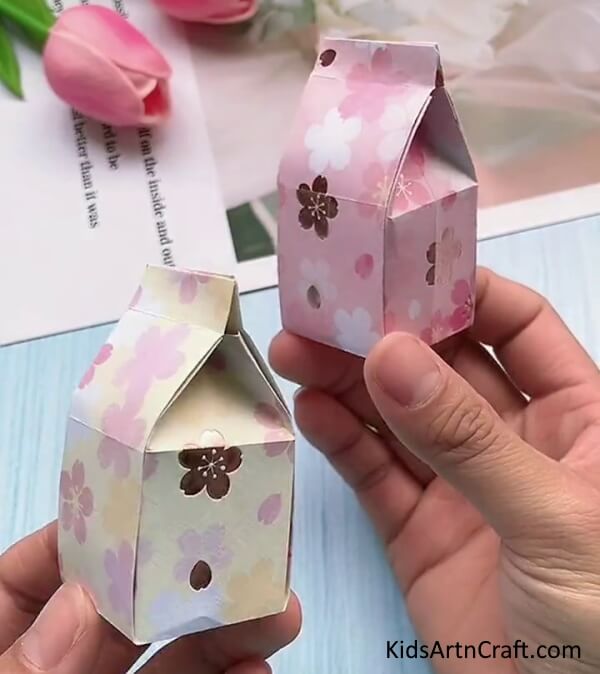 Simple Origami Box Craft For Preschoolers