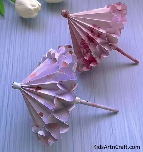 Simple Origami Umbrella Craft