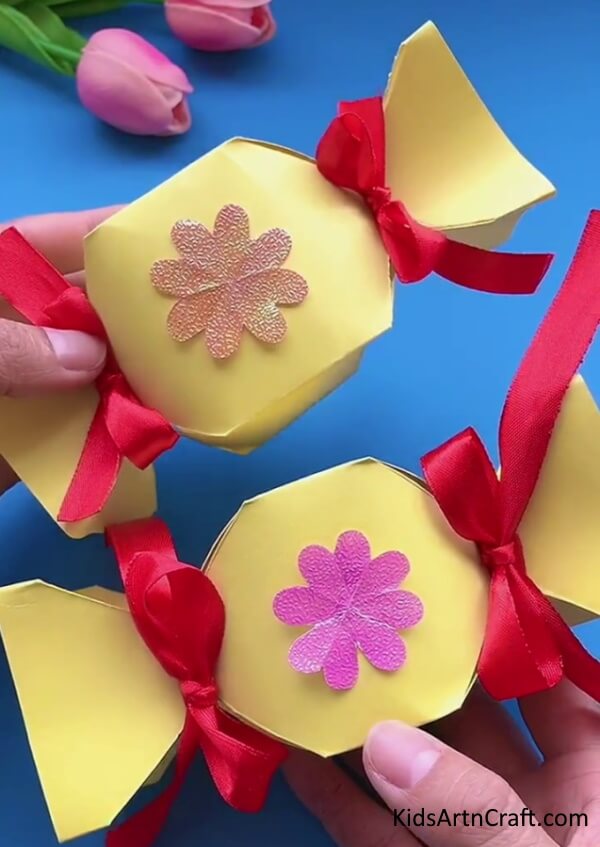 Simple Paper Candy Craft To Make With Toddlers