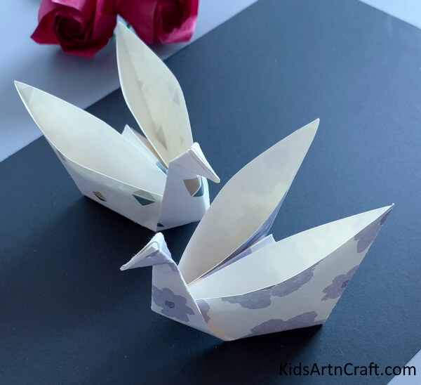 Swan Origami Paper Craft For Kids Origami Paper Art & Craft Ideas For Holidays