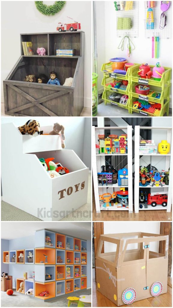 Toy Storage Ideas for Big Toys Kids Art & Craft
