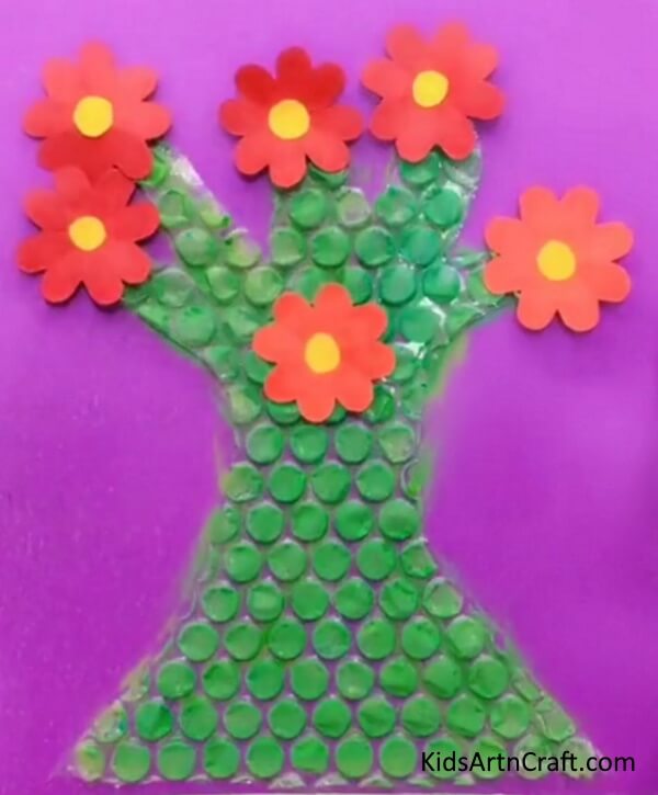 Tree Art & Craft Using Plastic Bubble Wrap Learn to Make Creative Craft Ideas for Beginners