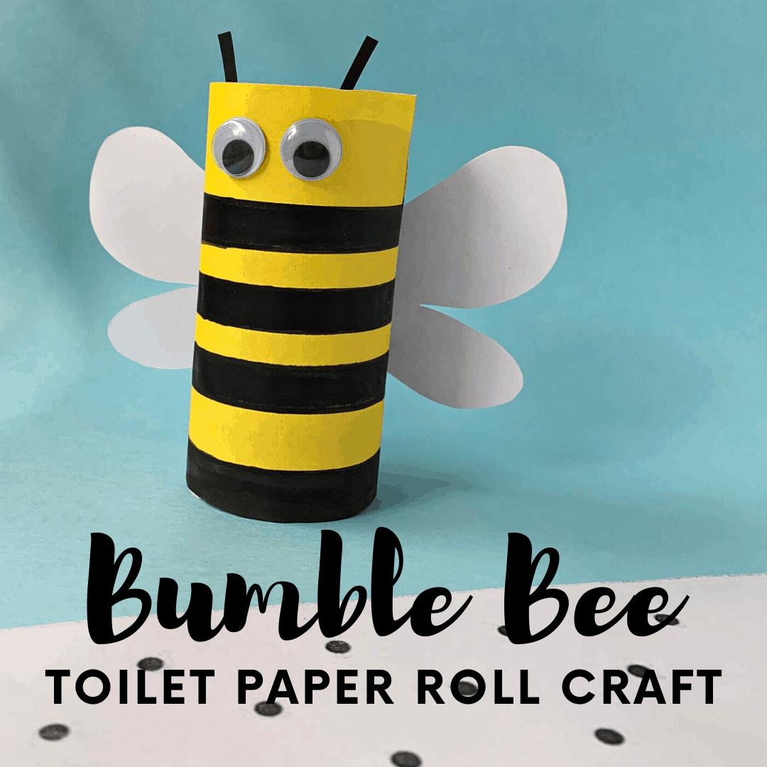 Adorable Bumblebee Craft With Toilet Paper Roll For Kids