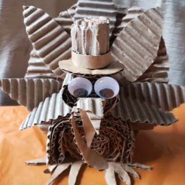 Amazing Turkey Craft Using Cardboard For Kids