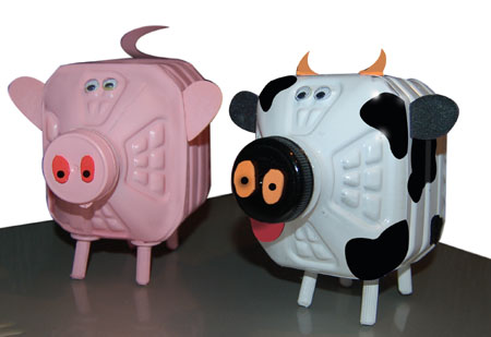 Recycled Animal Money Bank Craft Idea With Plastic Bottle For Kids