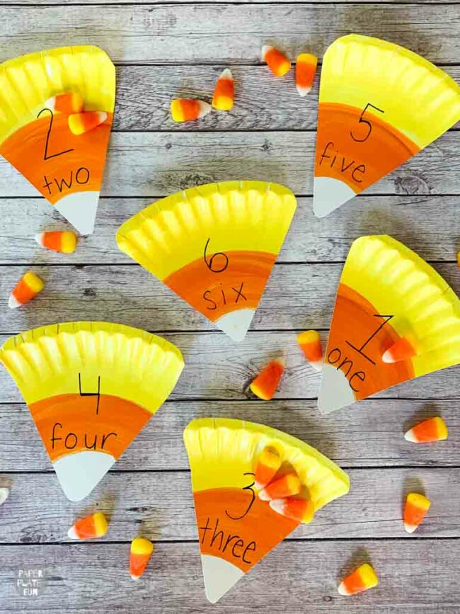 Candy Count Maize Craft Activity For Kindergarteners