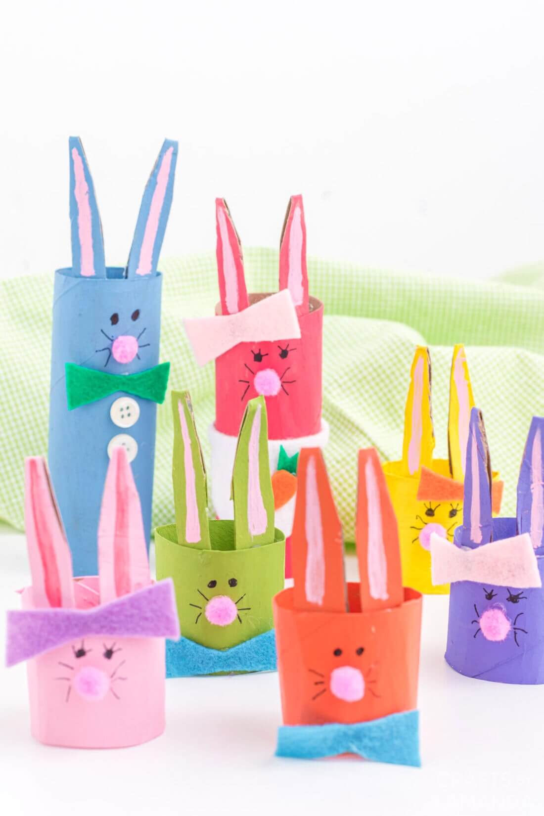 Cardboard Tube Rabbit Animal Craft