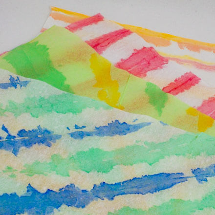 Colorful Painting Art Idea For Kindergartners