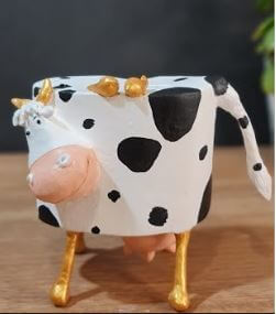 Cow Money Box Craft Using Cardboard
