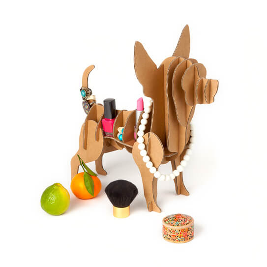 Creative Chihuahua Cardboard Dog Craft Idea For Kids