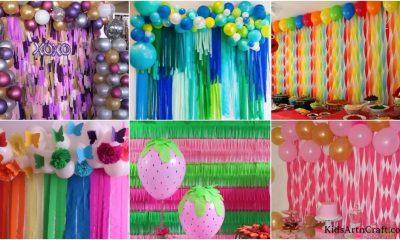 Decoration Ideas with Crepe Paper & Balloons