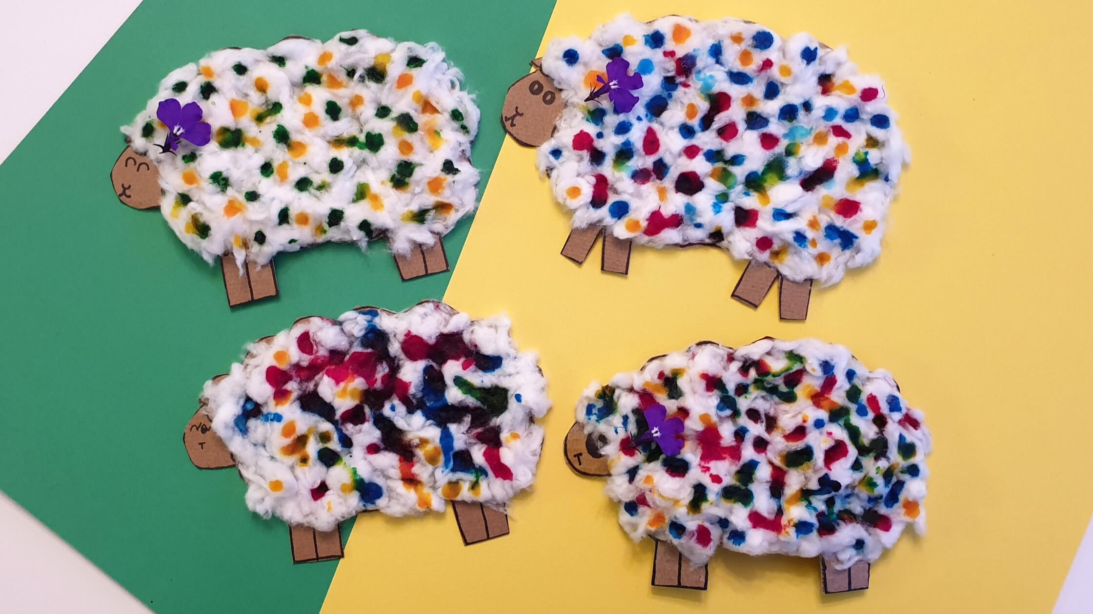 DIY Cardboard Woolly Sheep Craft Activity For Kids