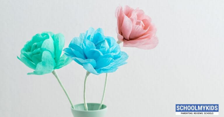 DIY Crepe Paper Flowers Craft Step By Step