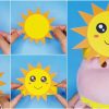 DIY Handmade Paper Sun Crown Art & Craft For Kids