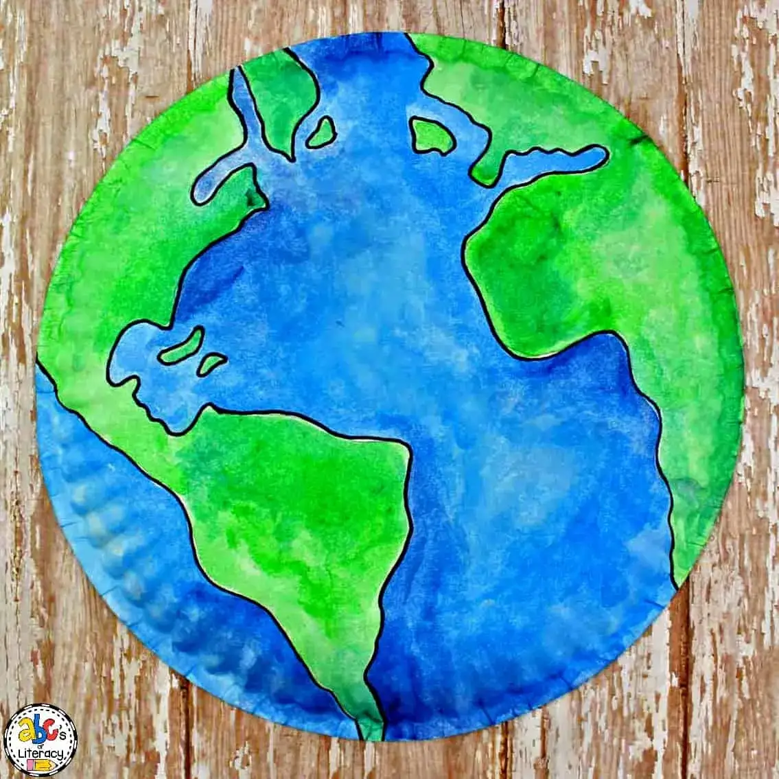 DIY Paper Planet International Earth Day Craft Project for Kindergarten