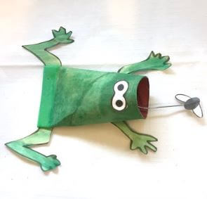 DIY Toad Craft With Cardboard For Kids