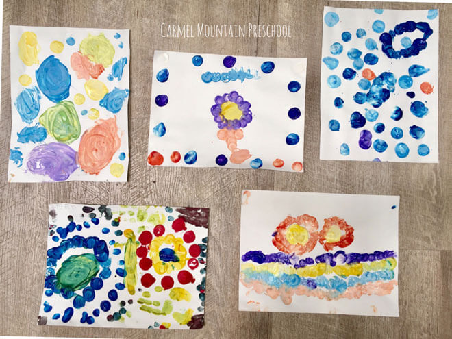 Dot Activity Using Paper & Color