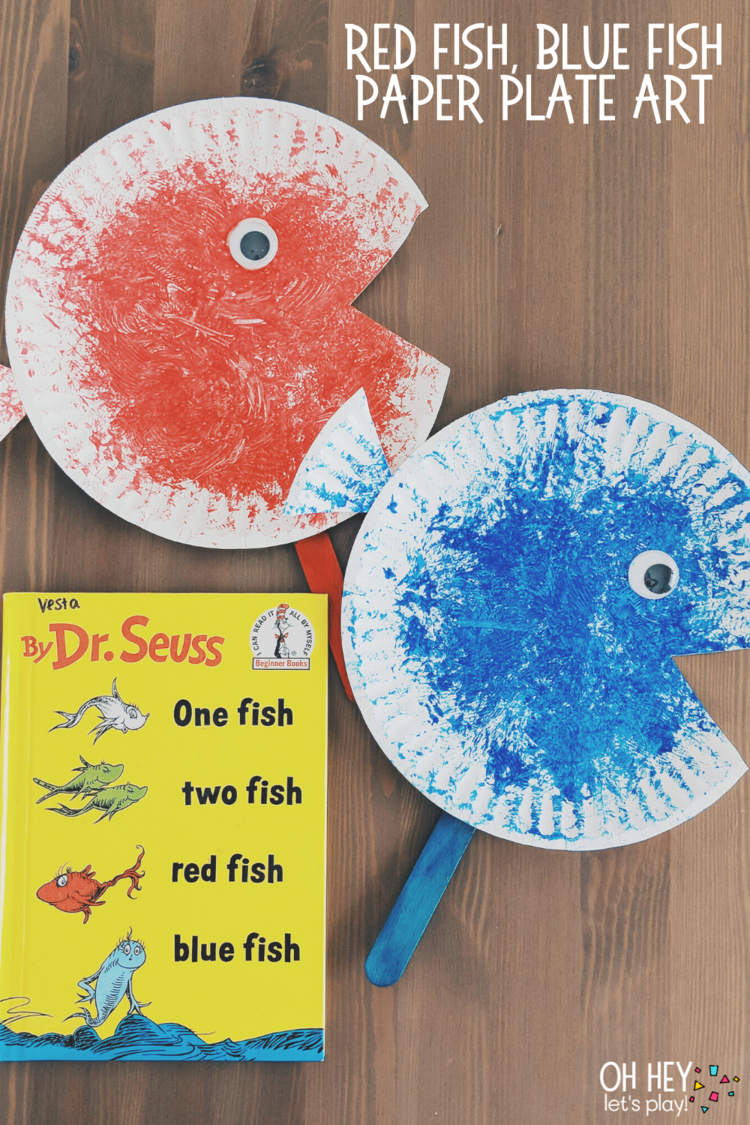 Dr. Seuss Day Fish Paper Plate Craft For Toddlers