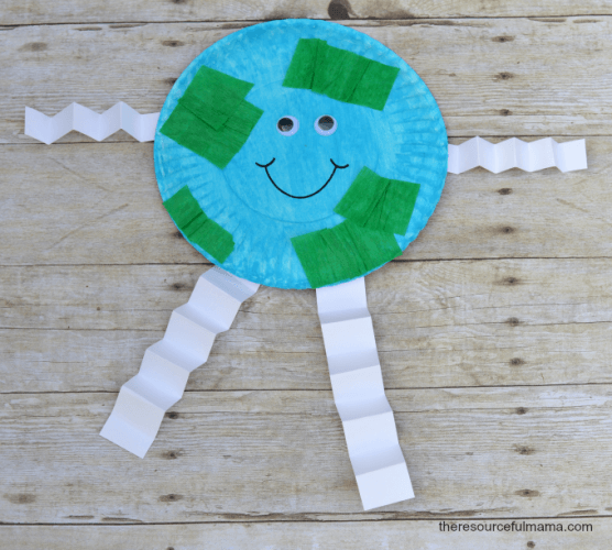 International Earth Day Paper Plate Craft For Preschoolers