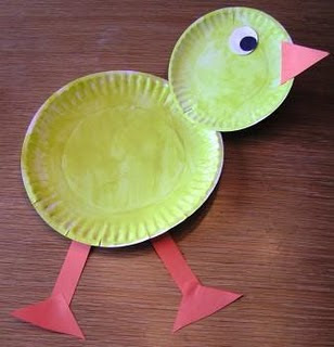 Easter Chick Paper Plate Craft For Kids