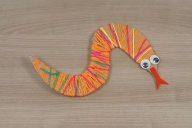 Easy & Simple Snake Cardboard Craft For Kids