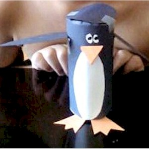 Easy Cardboard Tube Penguin Craft For Kids