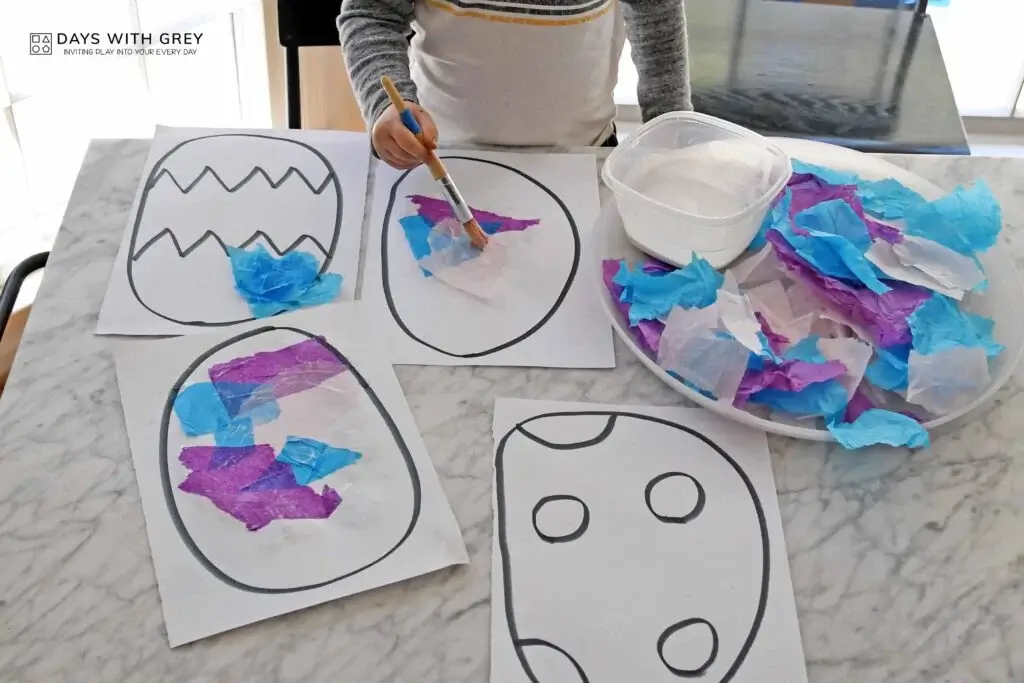 Easy Easter Art Painting Activity Idea