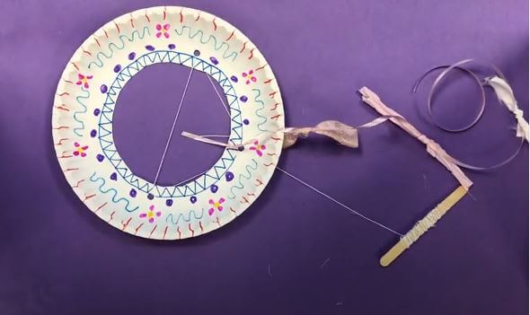 Easy Kite Making Craft Using Paper Plate For School