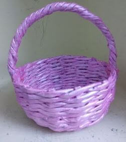 Easy Newspaper Weaving Basket Craft Idea At Home