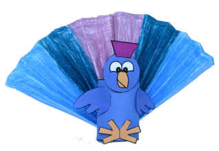 Easy Peacock Fan Toilet Paper Roll Craft Idea For Preschoolers