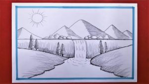 Simple Wall Pencil Drawings For Kids - Kids Art & Craft
