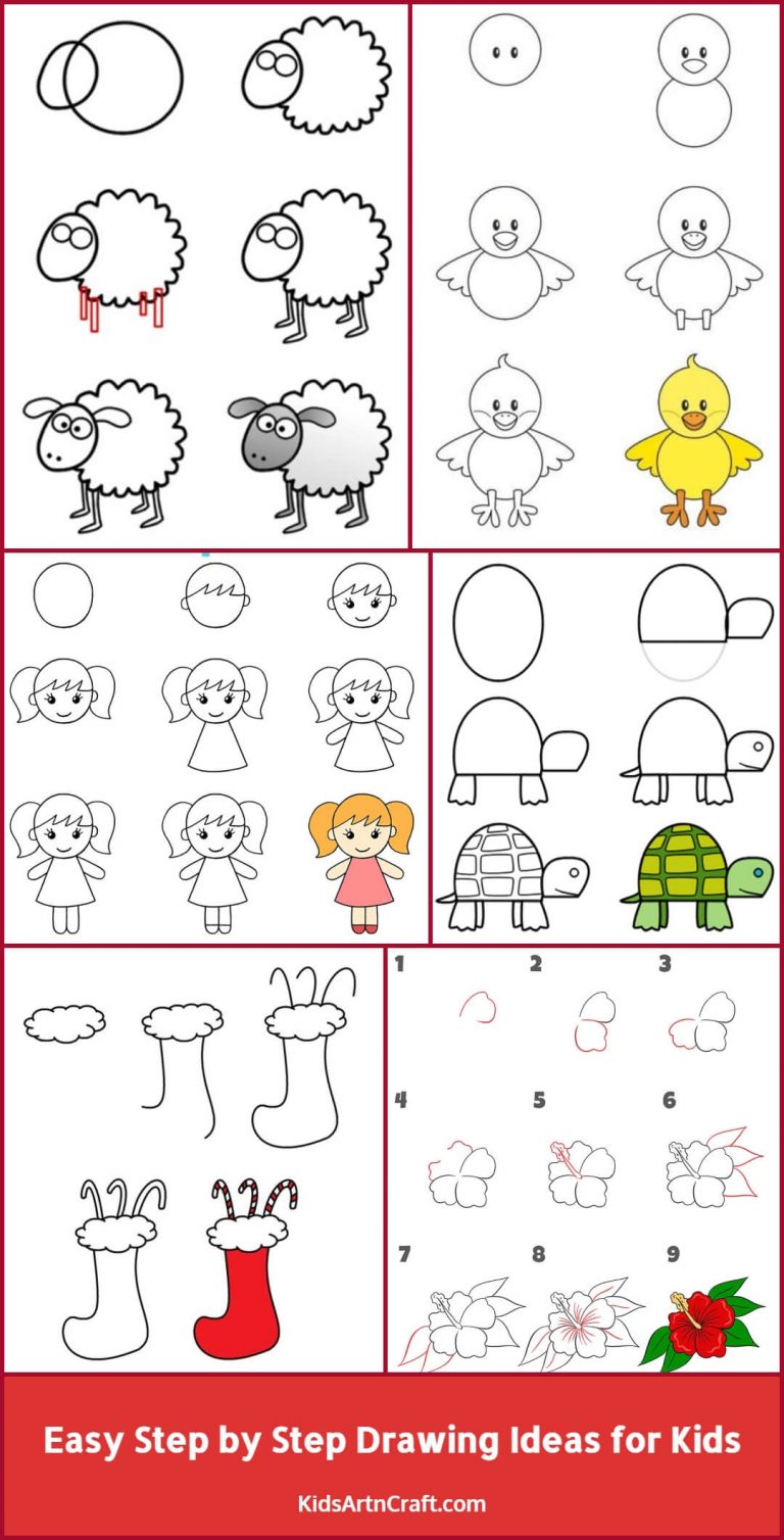 Simple Drawing Pictures Step By Step