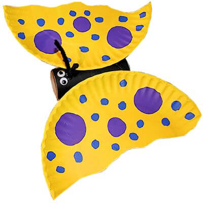 Easy To Make Paper Plate Butterfly Craft For Kids