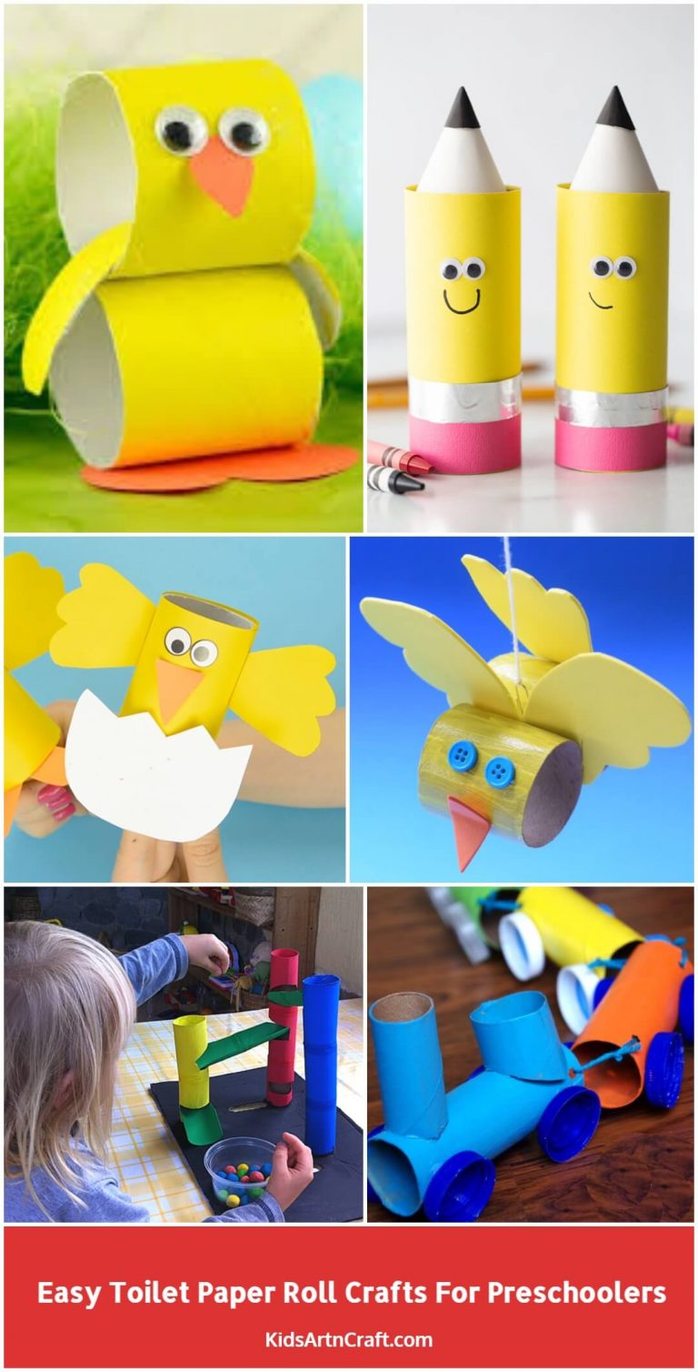 Easy Toilet Paper Roll Crafts for Preschoolers - Kids Art & Craft