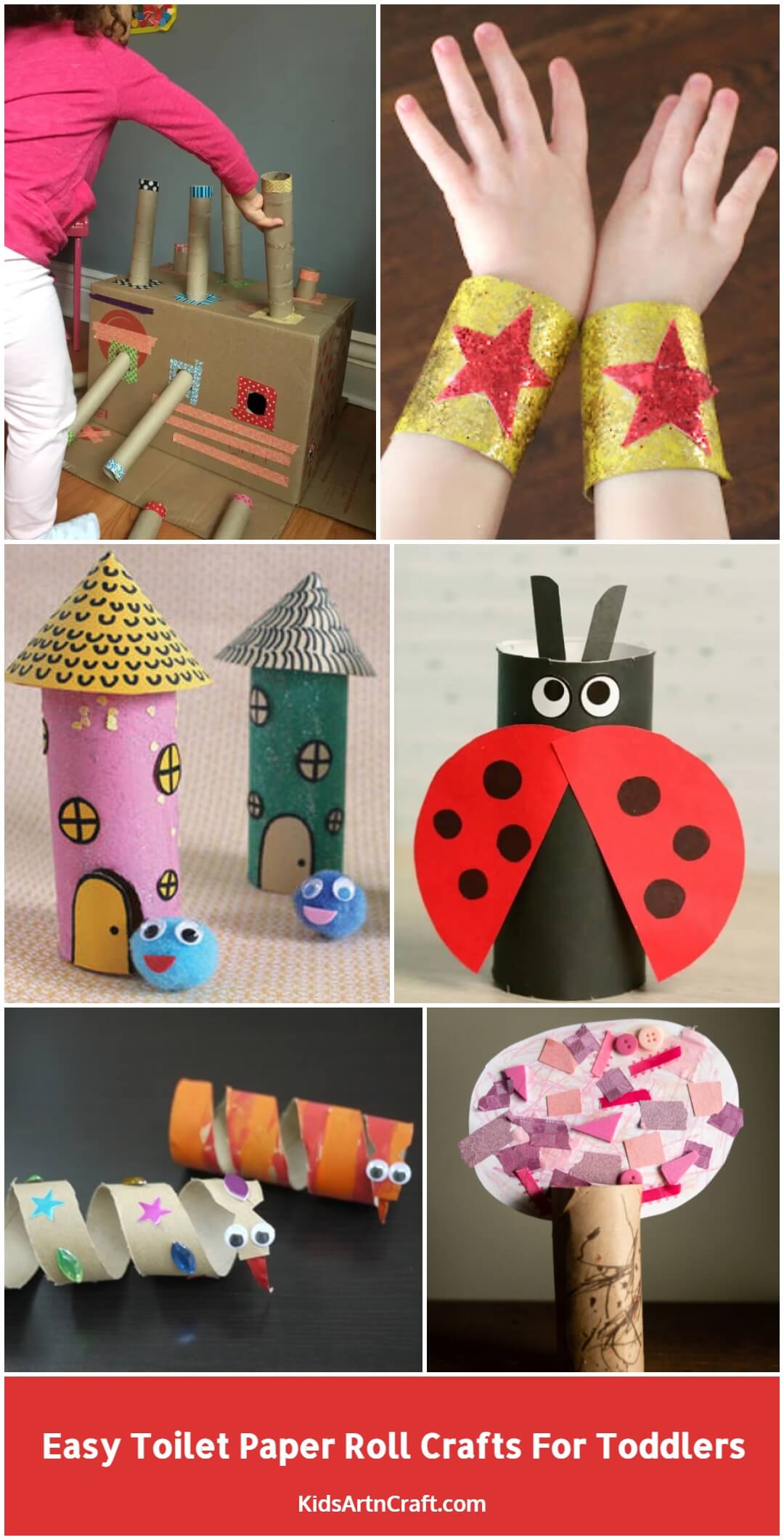 Easy Toilet Paper Roll Crafts For Toddlers