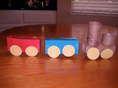 Easy Train Toilet Paper Roll Craft Idea For Toddlers