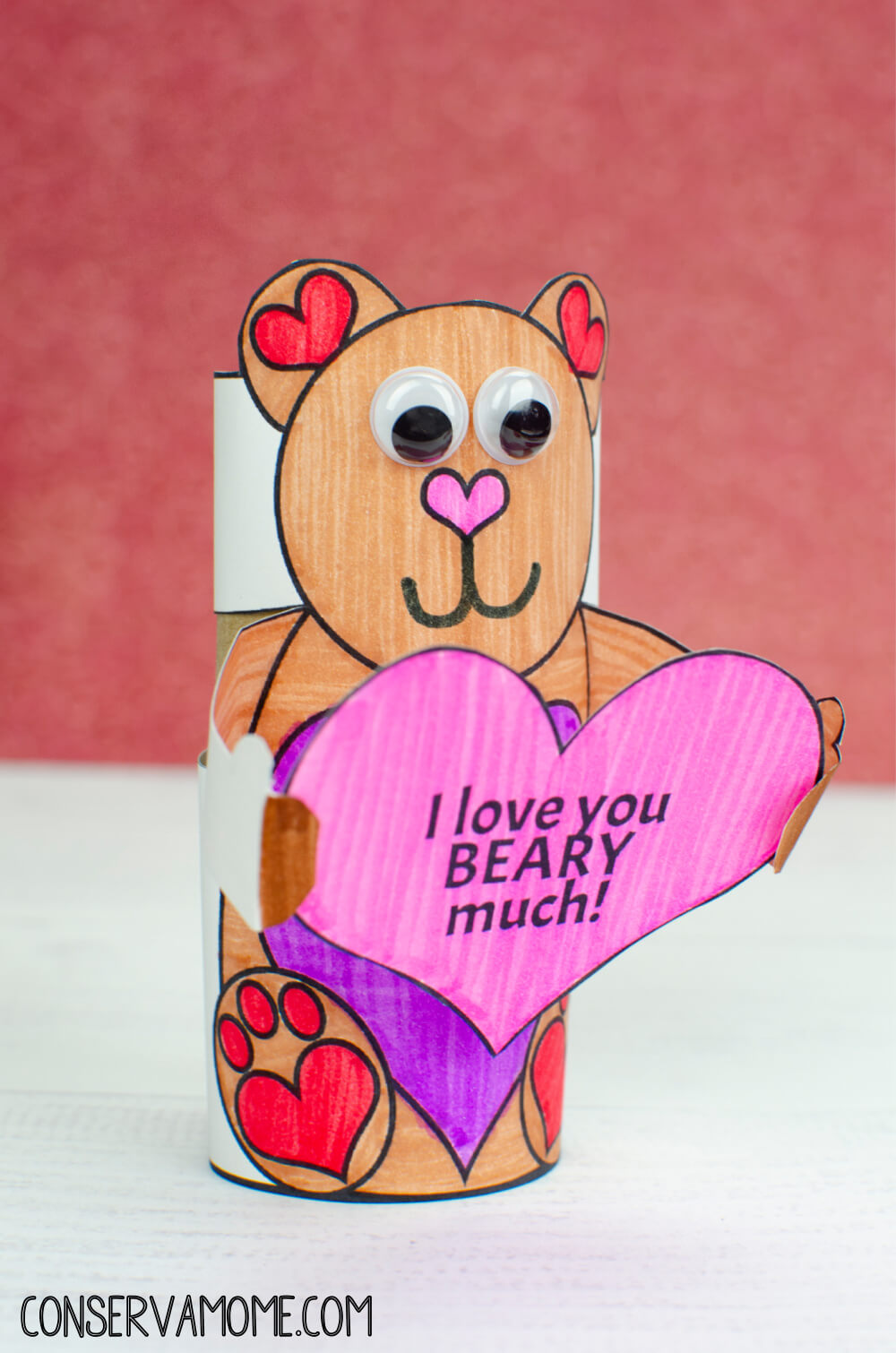 Easy Valentine's Day Decoration Craft Ideas Using Toilet Paper Roll