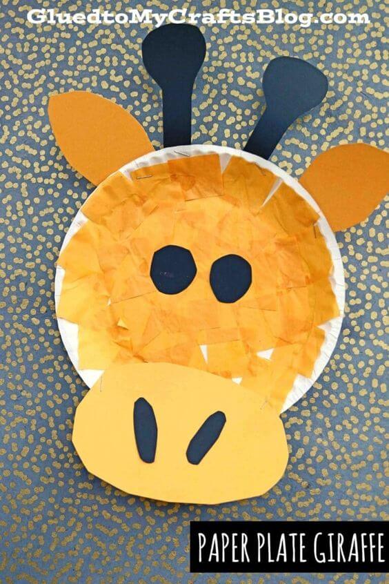 Easy Giraffe Zoo Lover's Day Craft Idea For Kids