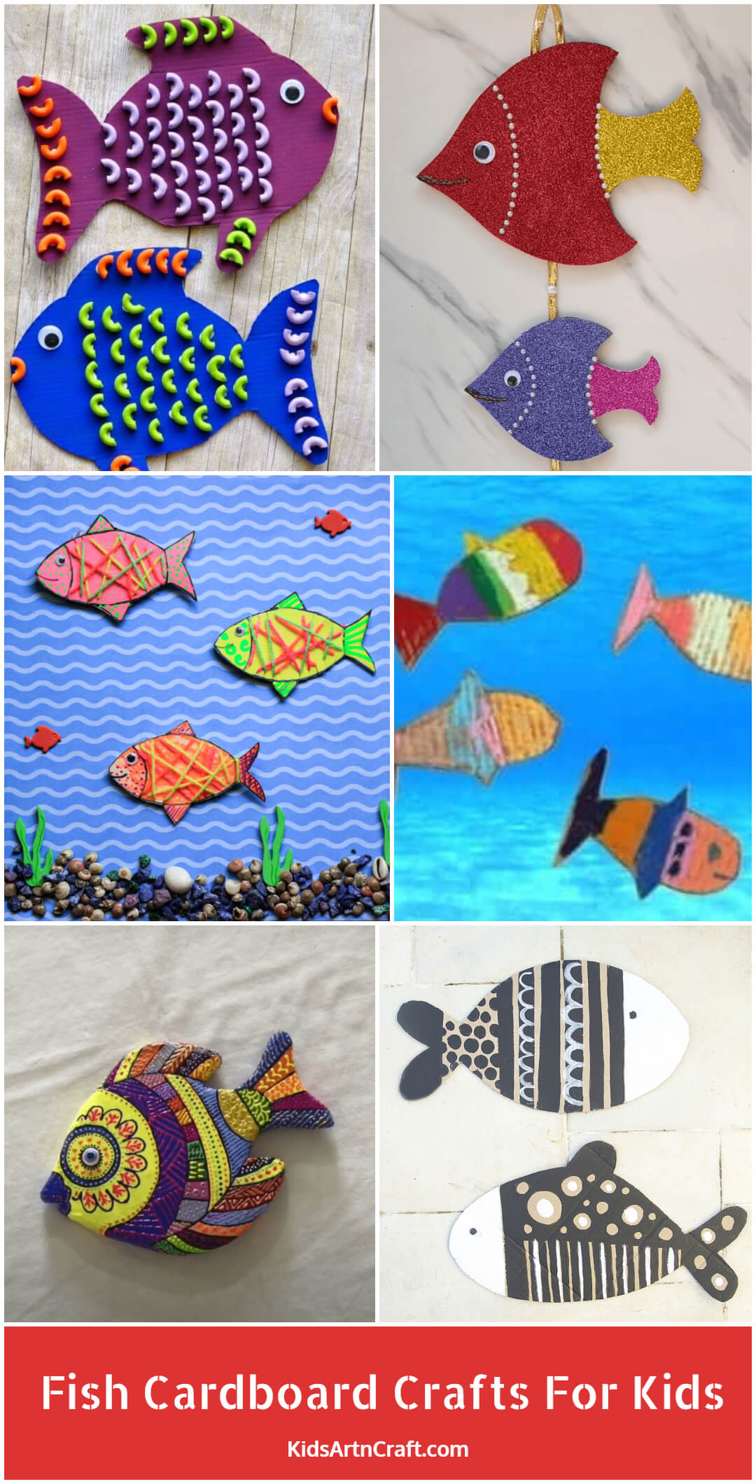 Fish Cardboard Crafts For Kids