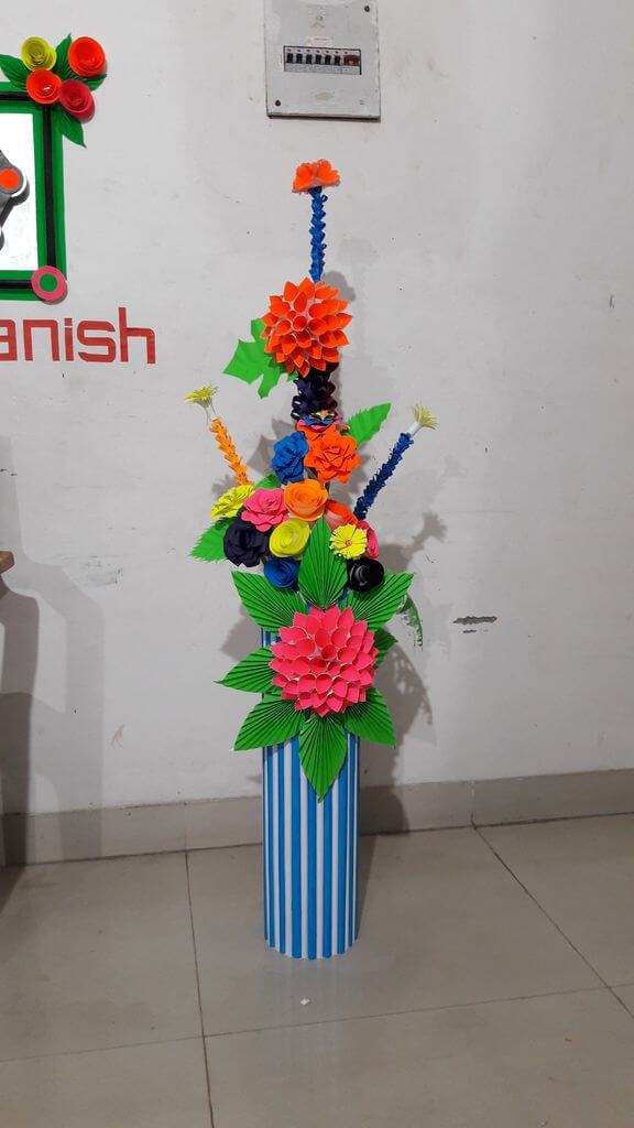  Flower Vase Craft Tutorial Using Paper