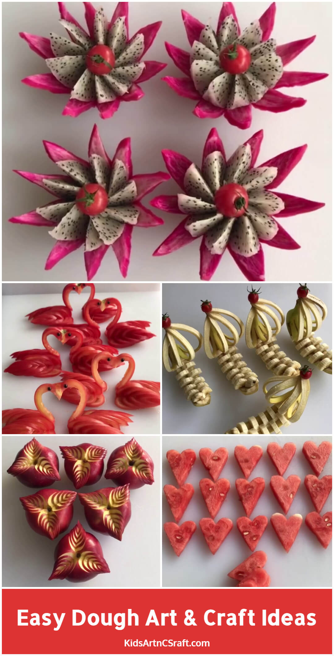 Fruit & Vegetable Carving & Cutting Tricks Kids Art & Craft