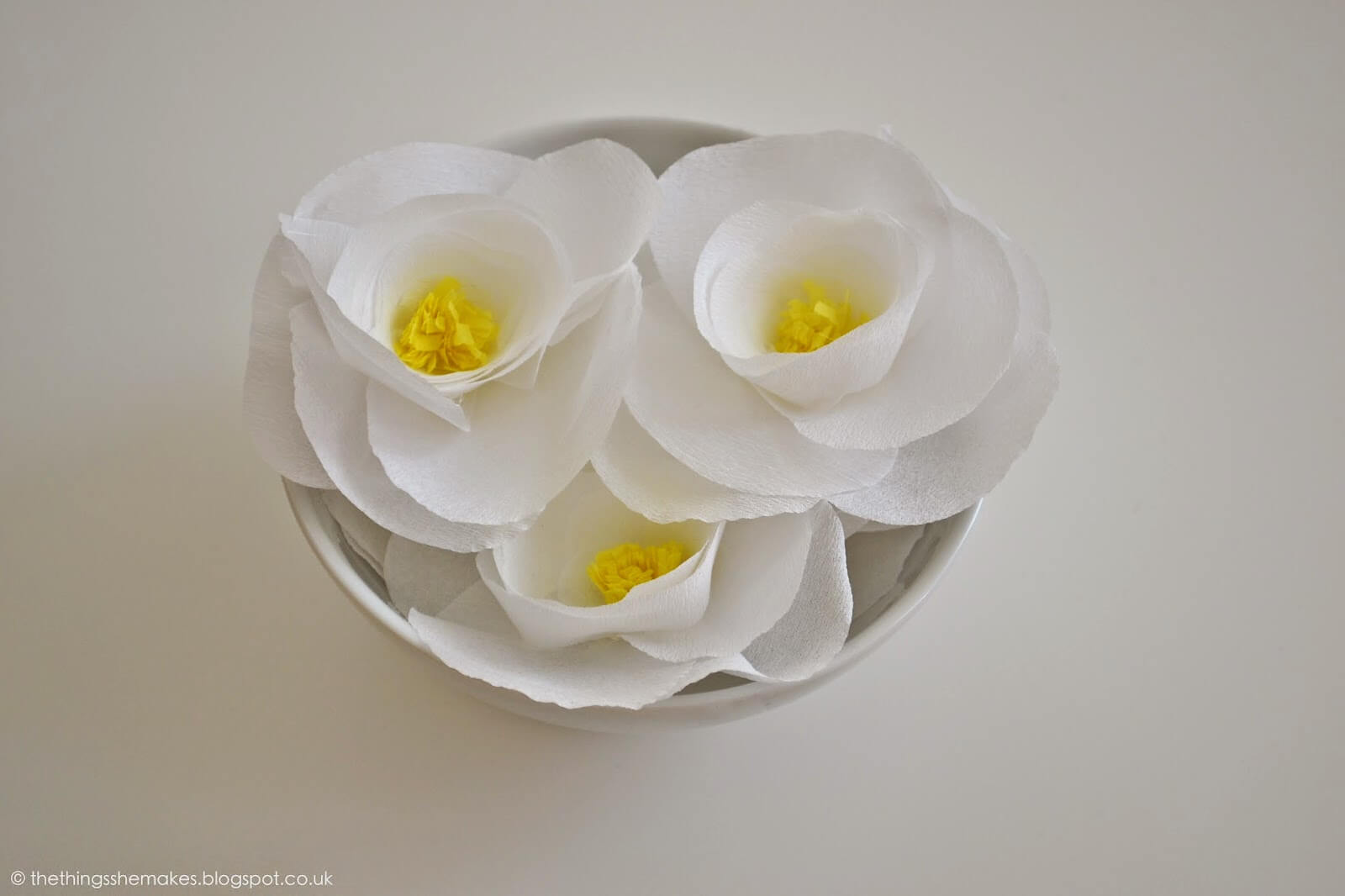 Handmade Crepe Paper Flower Craft Idea For Kids