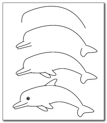 How To Draw A Whale Ideas For Kids Step By Step