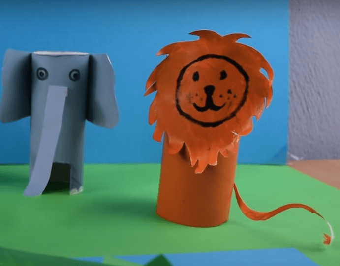 Toilet Roll Zoo Animal Crafts How To Make Animal Kingdom Craft Out Of Toilet Paper Roll