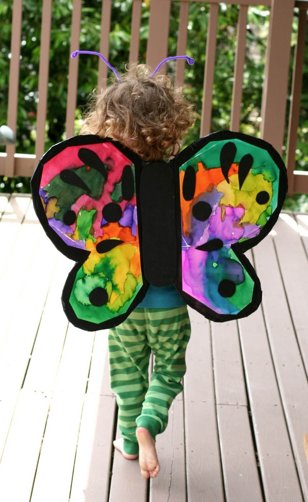 How To Make Butterfly Wings Craft Out Of Cardboard For Kids