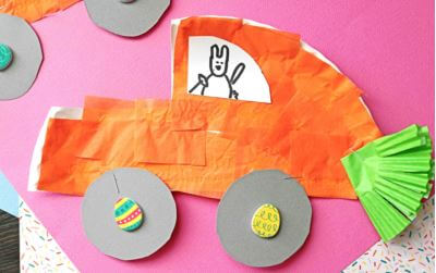 How To Make Carrot Car Out Of The Paper Plate