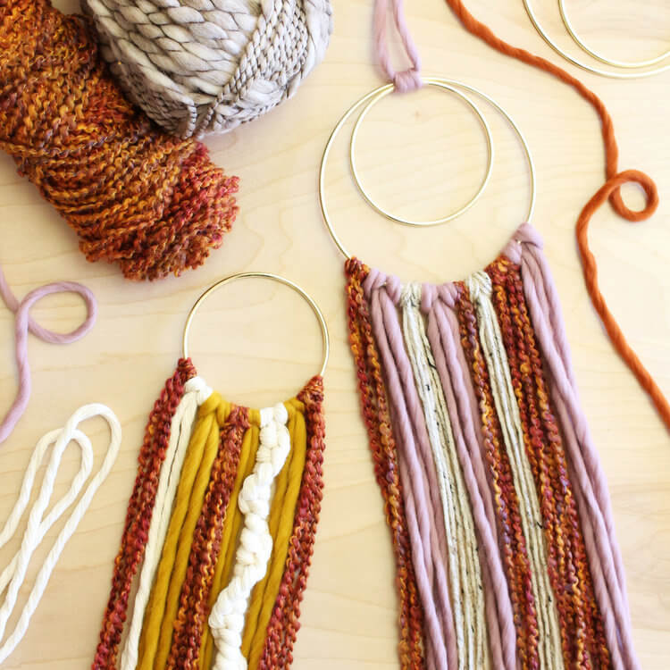 How To Make Creative Yarn Craft Ideas For Wall Hanging